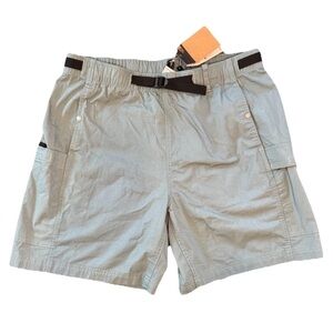 The North Face Ripstop Cargo Shorts Mens Large Goblin Blue Belted Hiking NWT